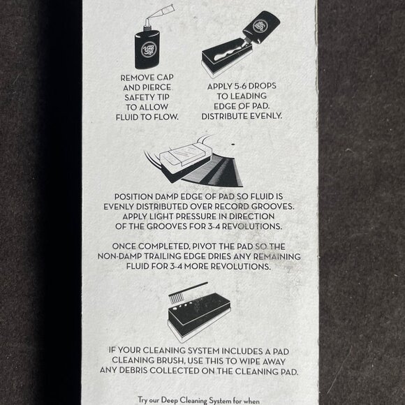 Vinyl Records Cleaning Fluid – 1.25 oz - NEW, Sealed, Anti-static and Cleaning - Picture 3 of 3